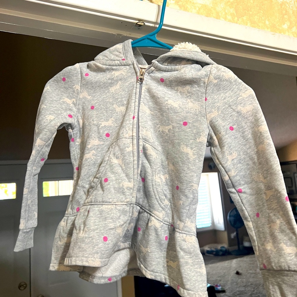 Girls horse sweatshirt